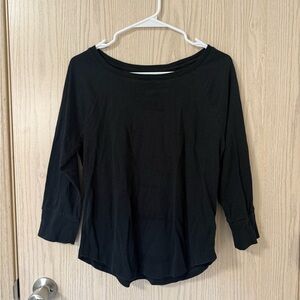Mossimo Supply Co. Black Long Sleeve Top